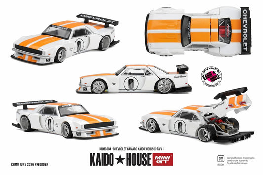 (Preorder) Kaido House x Mini GT 1:64 Chevrolet Camaro Kaido Works TA V1 - KHMG304