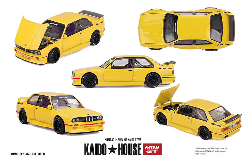(Preorder) Kaido House x Mini GT 1:64 BMW M3 Kaido GT V3 - KHMG301