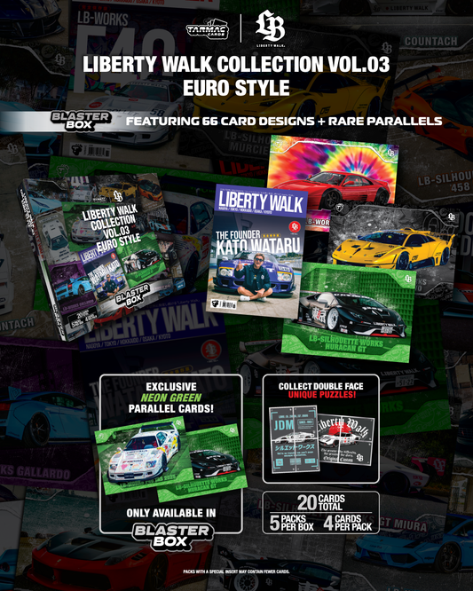 (Preorder) Tarmac Cards Liberty Walk Collection Vol.03 Euro Style - Blaster Box