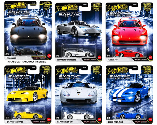 (Preorder) Hot Wheels 1:64 Car Culture 2027 – Exotic Envy
