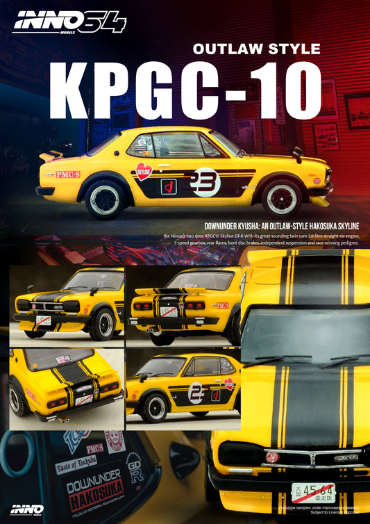 (Preorder) INNO64 1:64 Nissan Skyline 2000 GT-R (KPGC-10)