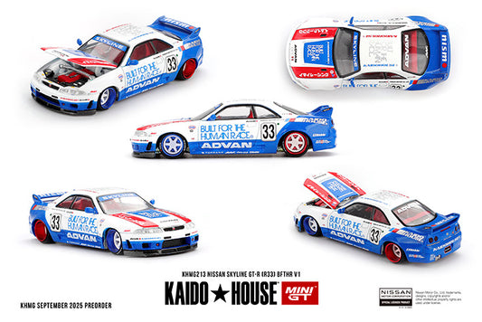 (Preorder) Kaido House x Mini GT 1:64 Nissan Skyline GT-R (R33) BFTHR V1 - KHMG213