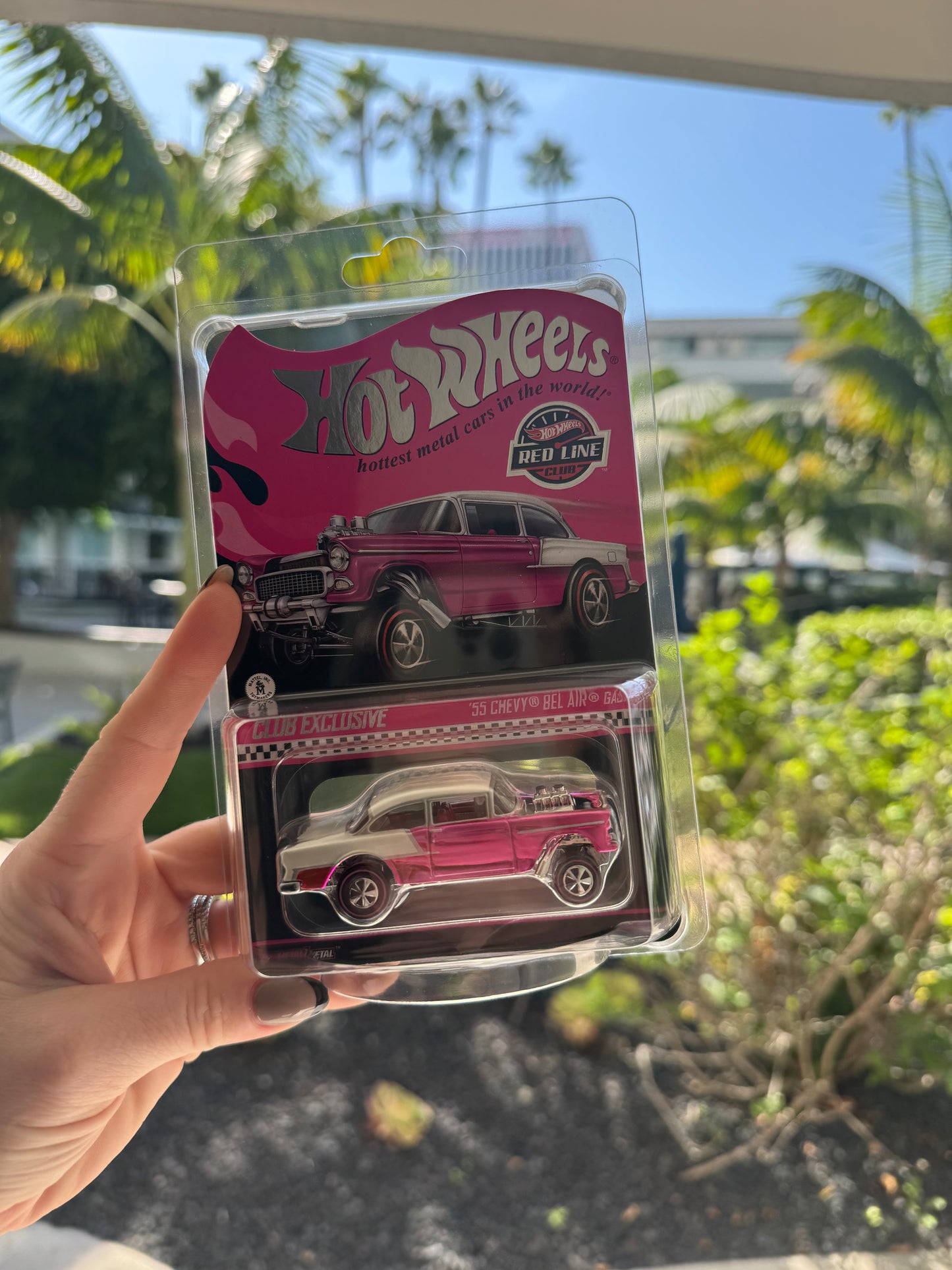 (Preorder) Hot Wheels RLC Pink Chevy Bel Air Gasser