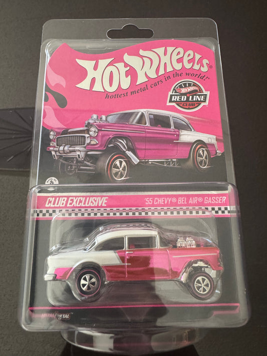 (Preorder) Hot Wheels RLC Pink Chevy Bel Air Gasser