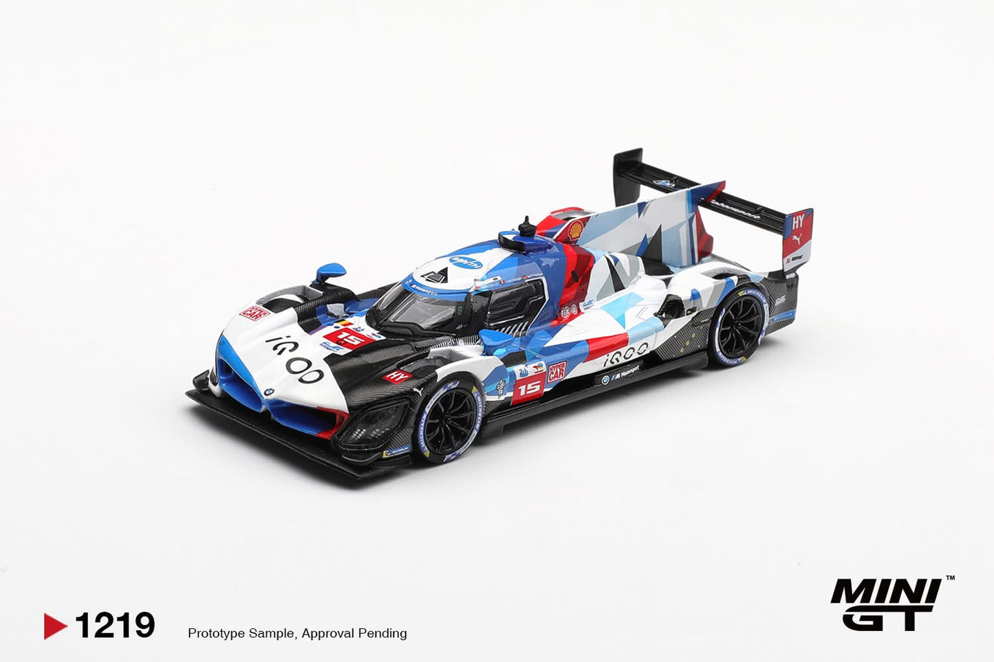 (Preorder) Mini GT 1:64 BMW M Hybrid V8 Hypercar #15 BMW M TEAM WRT 2024 Le Mans 24 Hrs - MGT01219