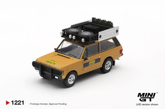 (Preorder) Mini GT 1:64 Range Rover 1981 Camel Trophy Sumatra K.Stoppa & A.Valldorf - MGT01221