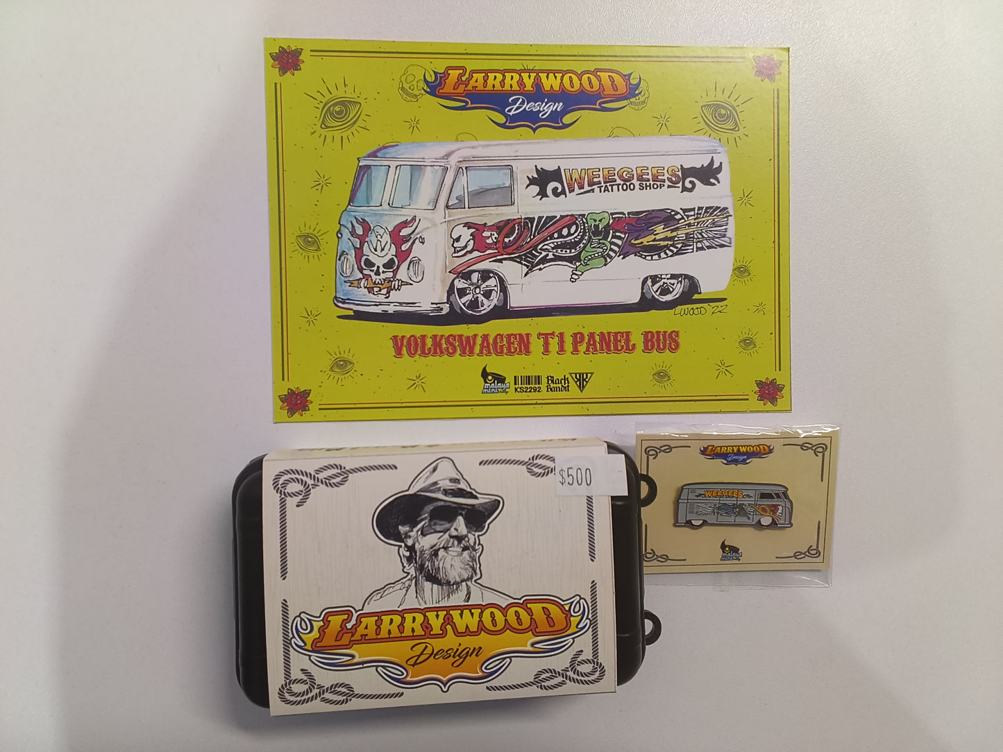 Larry Wood X Malaya Mini Hobby Limited Edition - Volkswagen T1 Panel Bus