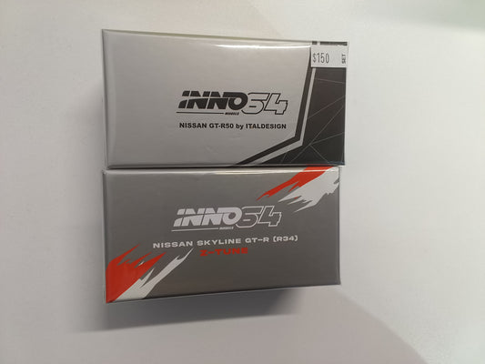 IDE 2024 INNO64 Bundle - Nissan Skyline (R34) Z-Tune - Nissan GT-R50 by ITALDESIGN