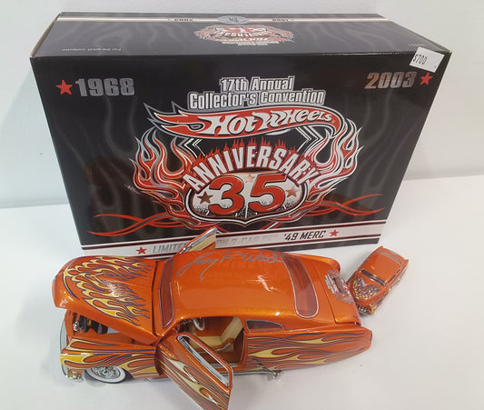 Hot Wheels 17th Annual Collector's Convention Anniversary 35 Limited Edition 2-Car Set '49 Merc (Signed by Larry Wood)