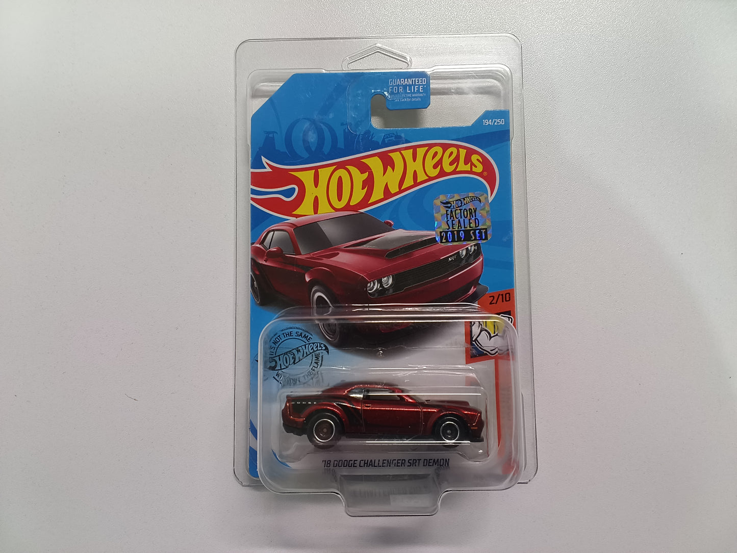 Hot Wheels '18 Dodge Challenger SRT Demon Super Treasure Hunt- Factory Sealed Sticker