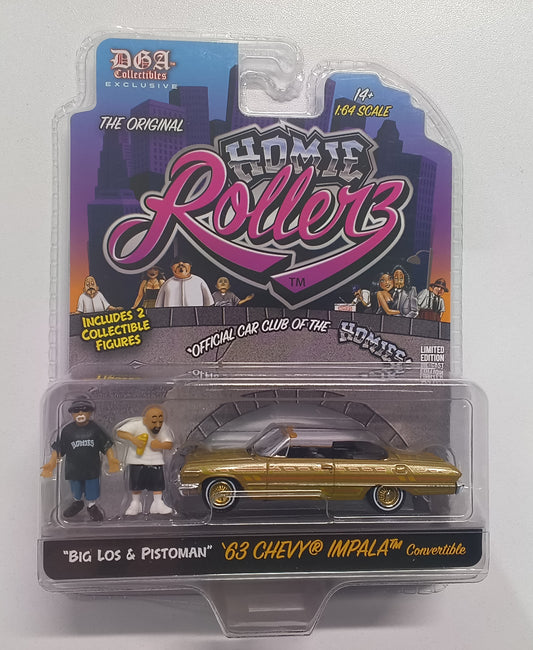 DDA Collectibles The Original Homie Rollerz '63 Chevy Impala Convertible (Chase)
