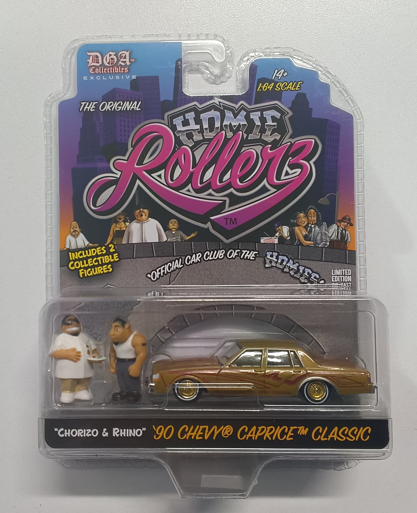 DDA Collectibles The Original Homie  Rollerz '90 Chevy Caprice Classic (Chase)