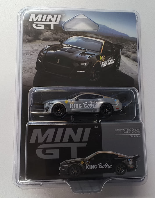Mini GT Shelby GT500 Snake Concept Black/Gold - Chase