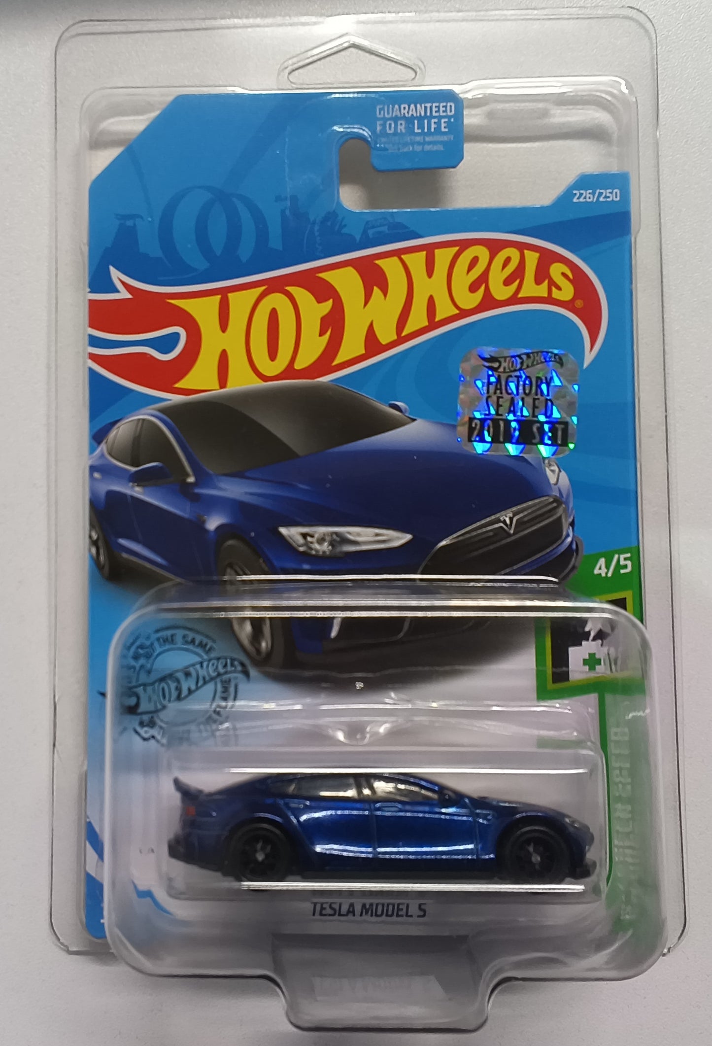 Hot Wheels Tesla Model S - Super Treasure Hunt - Factory Sealed