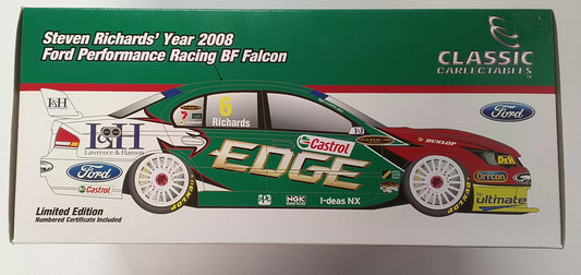 1:18 Classic Carlectables Steven Richard's Year 2008 Ford performance Racing BF Falcon