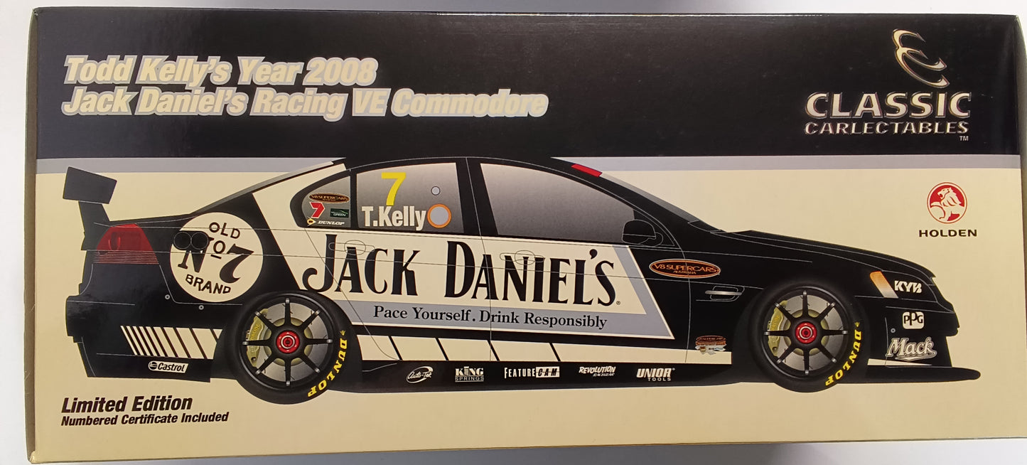 1:18 Classic Carlectables - Todd Kelly's Year 2008 Jack Daniel's Racing VE Commodore