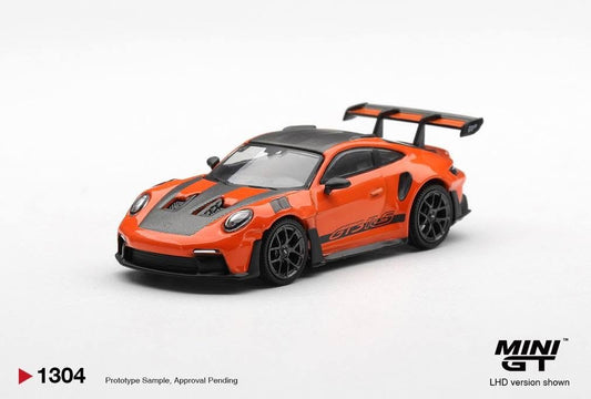 (Preorder) Mini GT 1:64 Porsche 911 (992) GT3 RS Weissach Package Gulf Orange - MGT01304