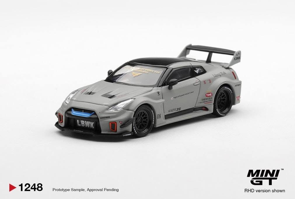 (Preorder) Mini GT 1:64 NISSAN LB-Silhouette WORKS GT 35GT-RR Ver.1 Matt Grey - MGT01248
