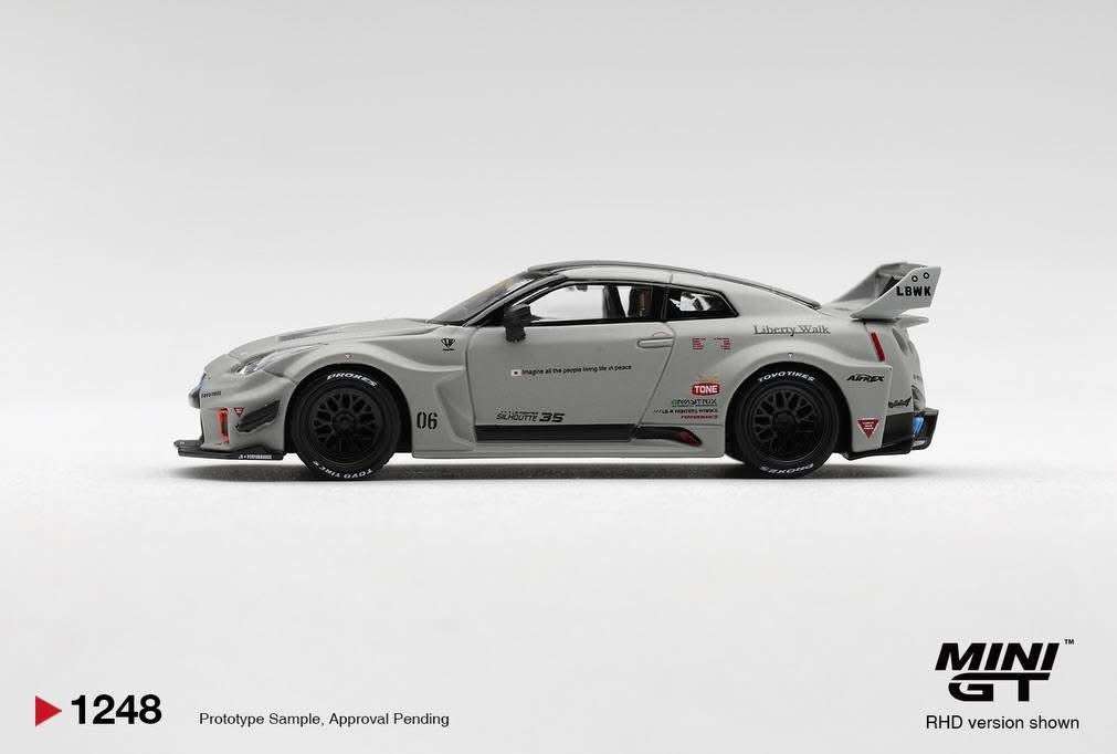 (Preorder) Mini GT 1:64 NISSAN LB-Silhouette WORKS GT 35GT-RR Ver.1 Matt Grey - MGT01248