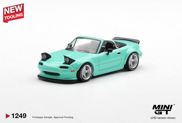 Preorder) Mini GT 1:64 Mazda MX-5 (NA) Pandem Mint Green – NEW