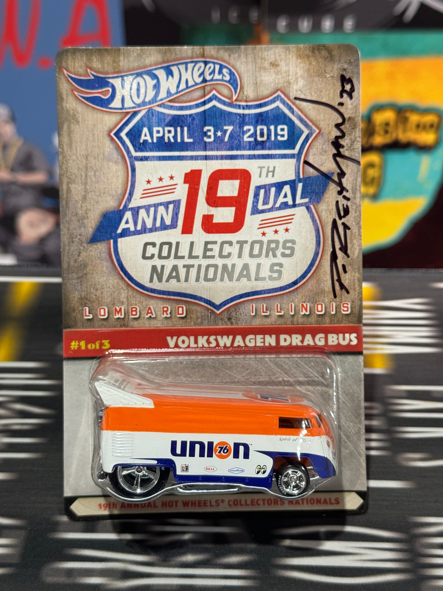 Hot Wheels 19th Annual Collectors Nationals Volkswagen Drag Bus (Signed by Phil Riehlman)
