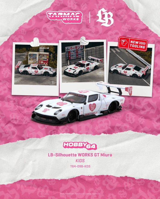(Preorder) Tarmac Works 1:64 Hobby64 LB-Silhouette WORKS GT Miura KIDS