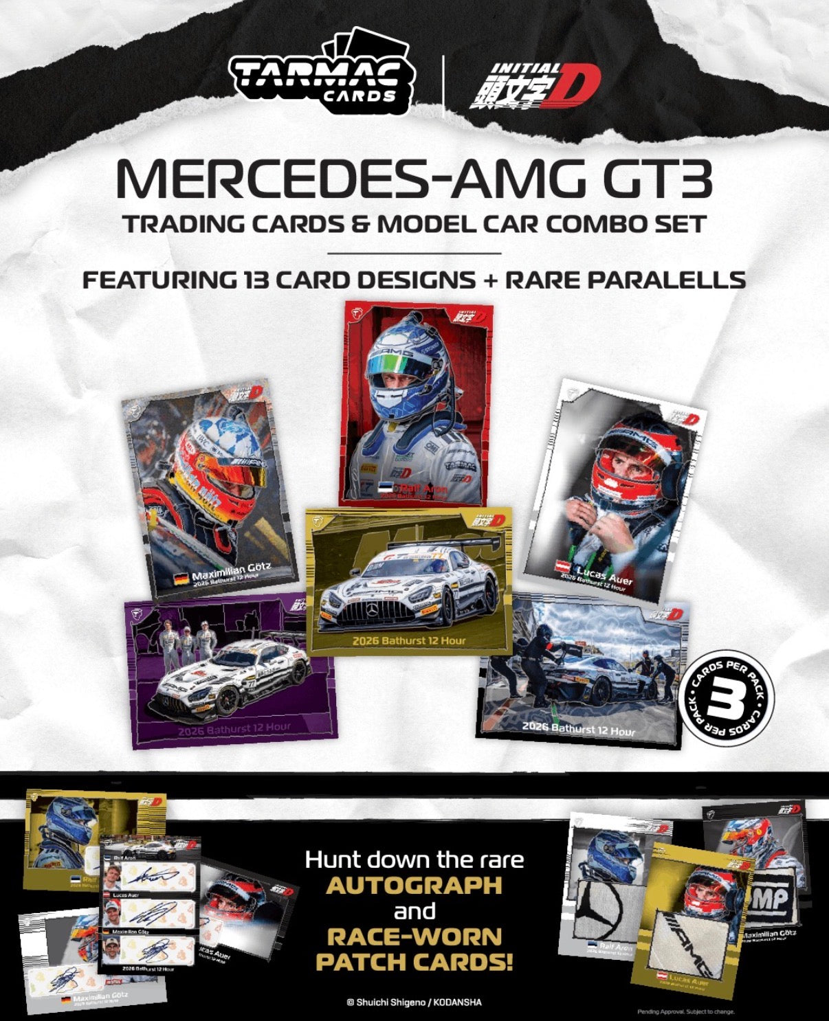 (Preorder) Tarmac Works 1:64 Hobby64 Bathurst 12h 2026 Craft-Bamboo Racing Ralf Aron / Lucas Auer / Maximilian Götz