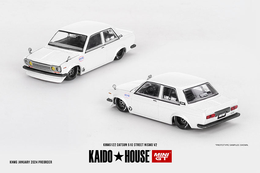 (Preorder) Kaido House x Mini GT 1:64 Datsun 510 Street Nismo V2