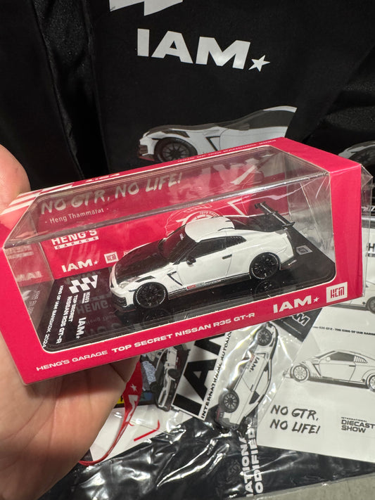 IAM Dinner Car Pack Top Secret Nissan R35 GT-R Limited to 100pcs