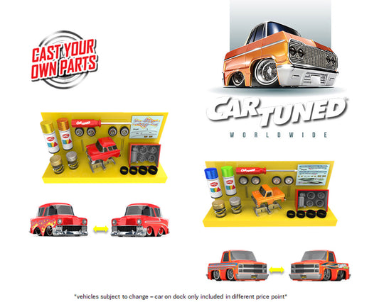 (Preorder) Car Tuned 1:64 Custom Shop Castworks Assortment – 1987 Chevrolet C10 1956 Chevrolet Nomad