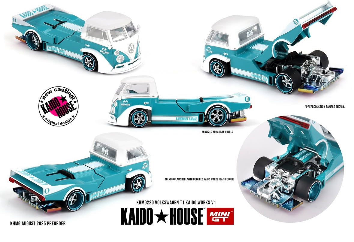 (Preorder) Kaido House x Mini GT 1:64 VOLKSWAGEN T1 KAIDO WORKS V1 - KHMG220