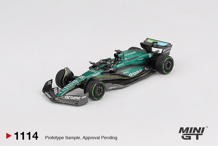 (Preorder) Mini GT 1:64 Aston Martin AMR24 #18 Lance Stroll - 2024 F1 2024 Canadian GP - MGT01114