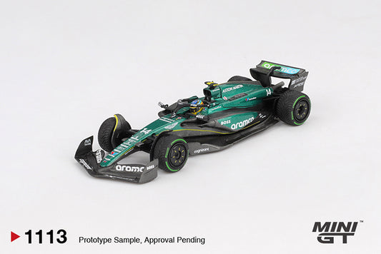(Preorder) Mini GT 1:64 Aston Martin AMR24 #14 Fernando Alonso - 2024 F1 2024 Canadian GP - MGT01113