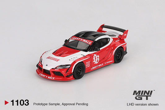 (Preorder) Mini GT 1:64 LB★WORKS Toyota GR Supra Red/White - MGT01103