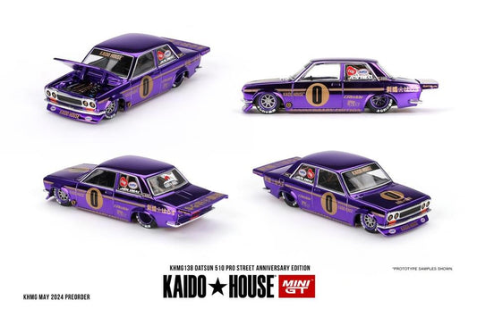 Kaido House x Mini GT 1:64 Datsun 510 Pro Street Anniversary Edition