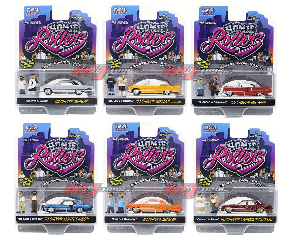 (Preorders)Greenlight x DGA 1:64 Homie Rollerz 2025 Series 1 Assortment