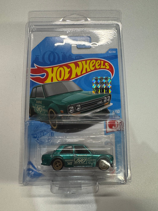 Hot Wheels Super Treasure Hunt '71 Datsun 510 #4/10 2021 - Factory Sealed Sticker