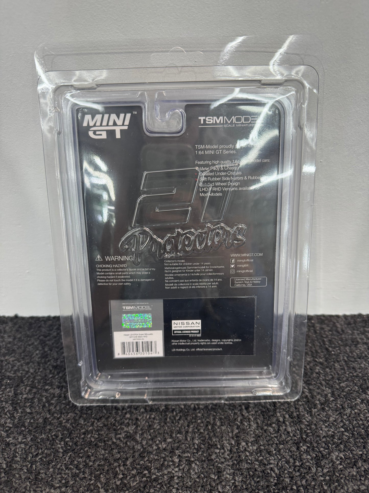 '21 Protectors' Plastic Protector Case (Mini GT Blister Pack)