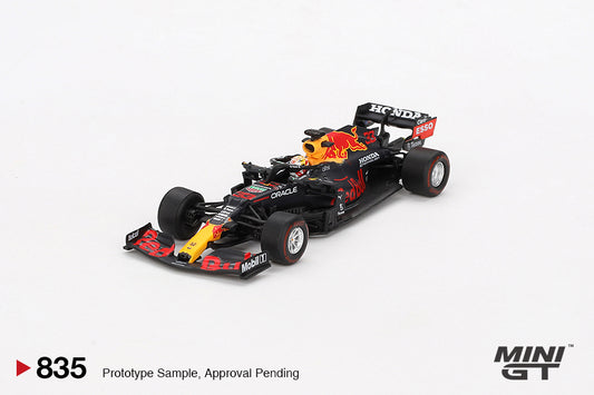 (Preorder) Mini GT 1:64 Red Bull RB16B #33 Max Verstappen 2021 Abu Dhabi Grand Prix Winner (835)