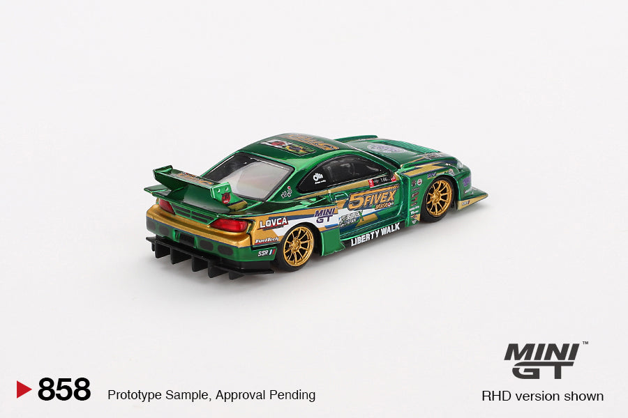 (Preorder) Mini GT 1:64 Nissan LB-Super Silhouette S15 SILVIA LBWK 2024 Fausto Racing