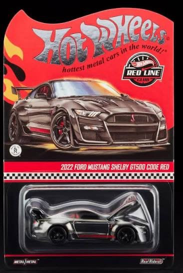 Hot Wheels RLC 2022 Ford Mustang Shelby GT500 Code Red