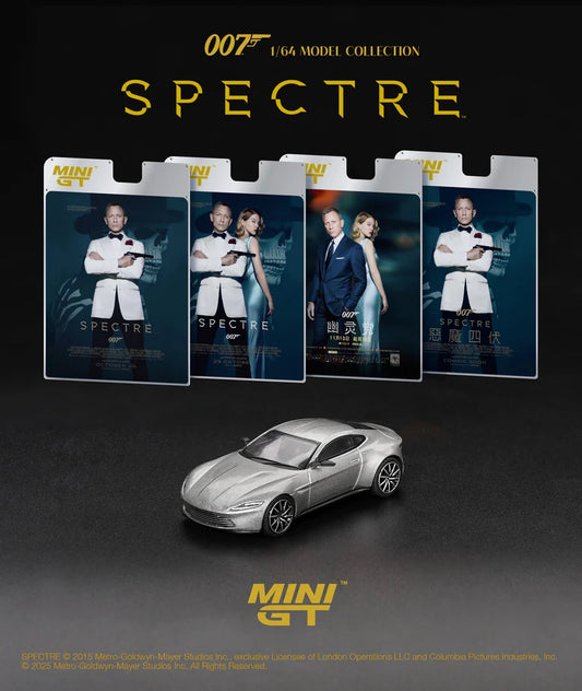 (Preorder) Mini GT 1:64 James Bond 007 - Aston Martin DB10 "Spectre" / English Blister Packaging - MGT009110-007E