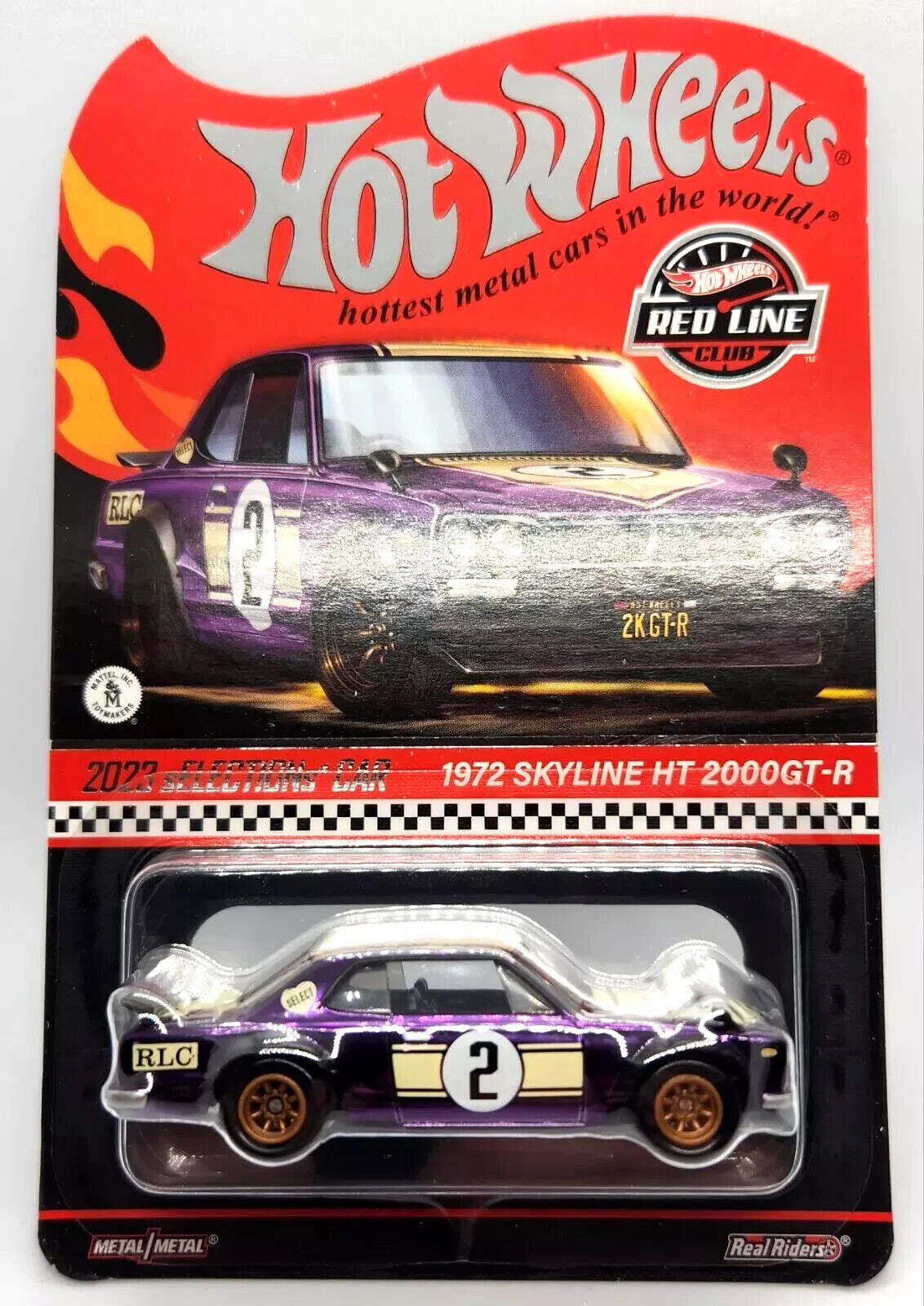 Hot Wheels RLC 1972 skyline HT 2000GT-R