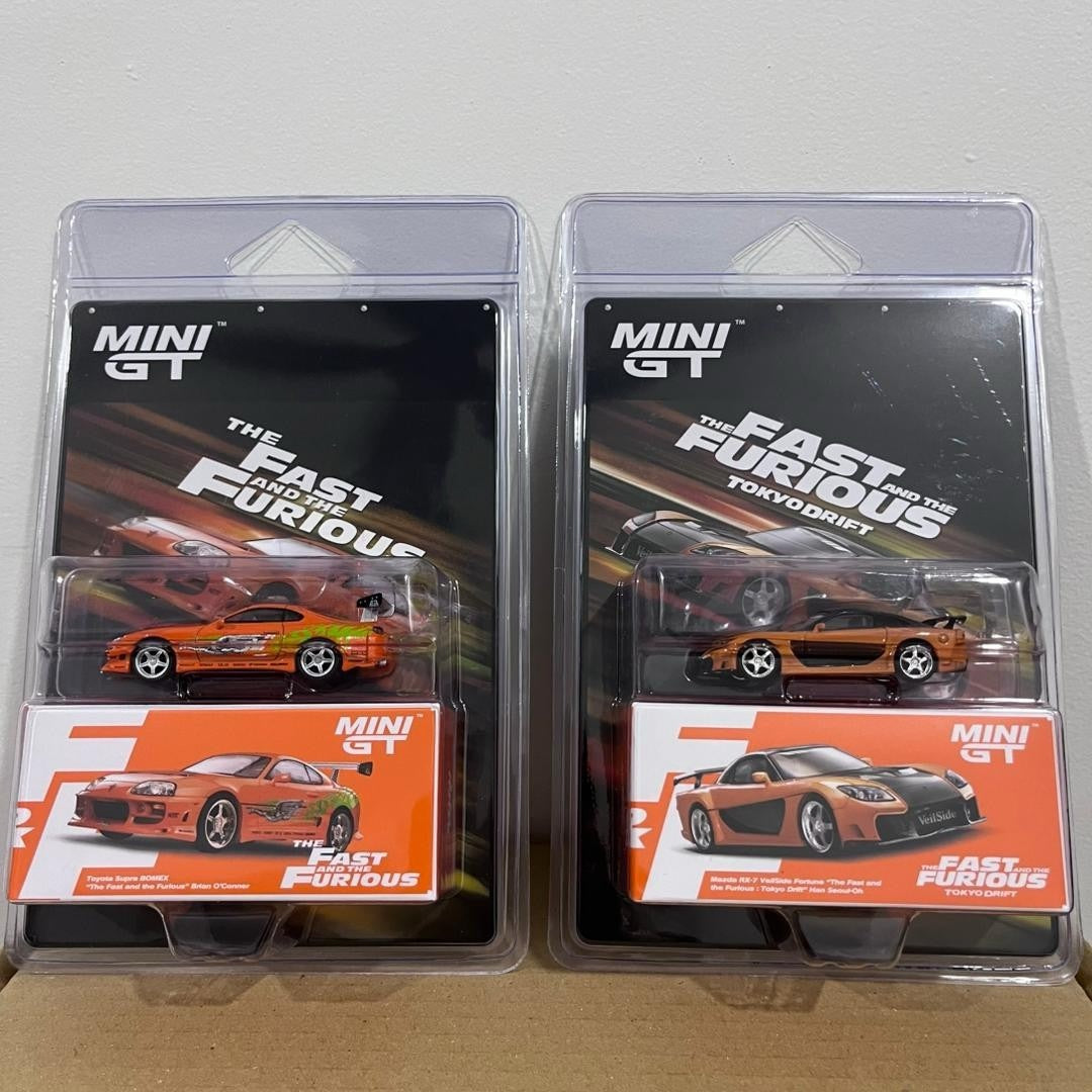 Mini GT 1:64 MDX 2026 Exclusive Fast & Furious Toyota Supra & Mazda RX-7 Veilside