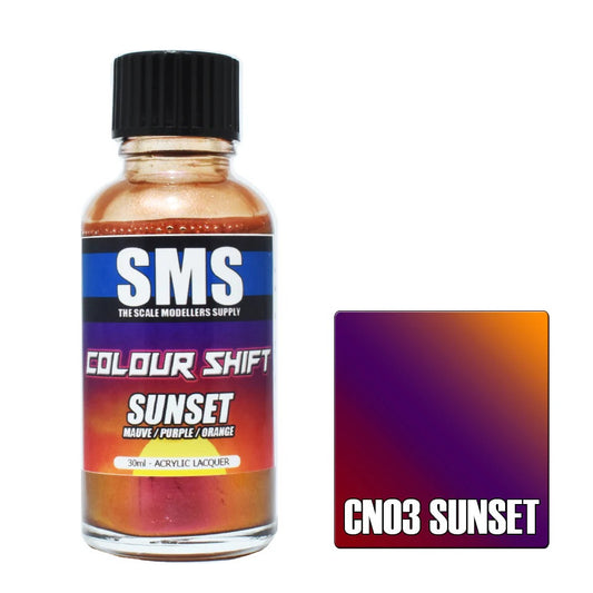 Colour Shift SUNSET (MAUVE / PURPLE / ORANGE) 30ml CN03
