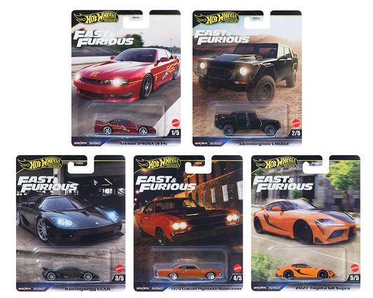(Preorder) Hot Wheels 1:64 Fast & Furious Premium 2025 L Assortment