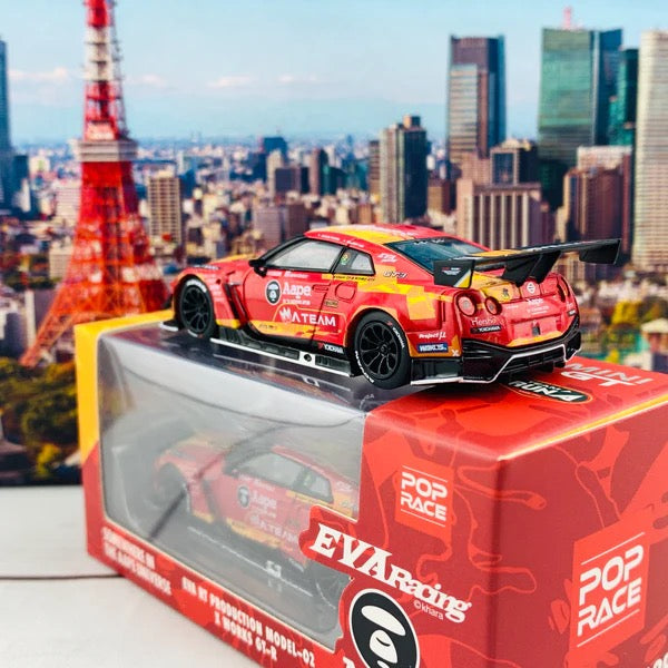 Pop Race x MINI GT 1:64 EVA RT Production Model-02 X Works GTR