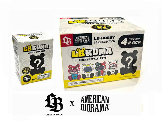(Preorder)American Diorama x Liberty Walk Kuma 100% Blind Box style (7cm)