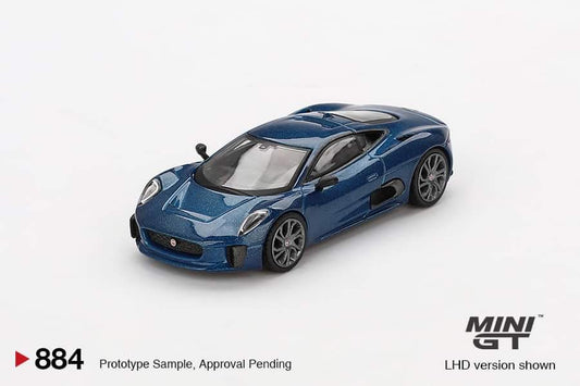 (Preorder) Mini GT 1:64 Jaguar C-X75 Blue MGT00884