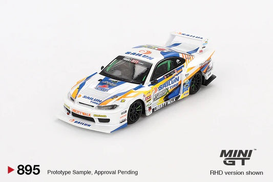 (Preorder) Mini GT 1:64 Nissan LB-Super Silhouette S15 #555 2023 Formula Drift Japan MGT00895